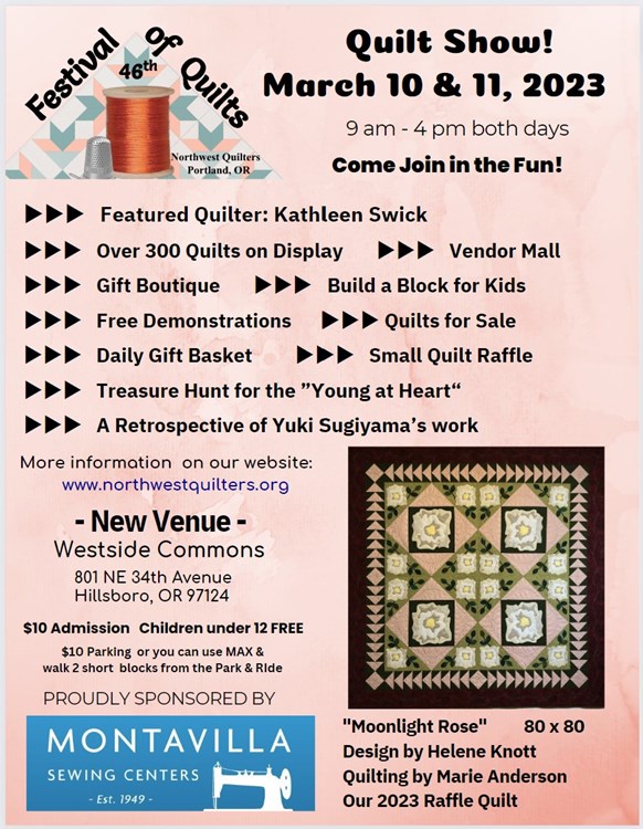 Festival of Quilts in Hillsboro, Oregon on QuiltingHub